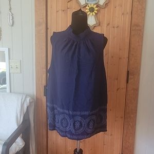 Plus size 1x crown & ivy pineapple tank top